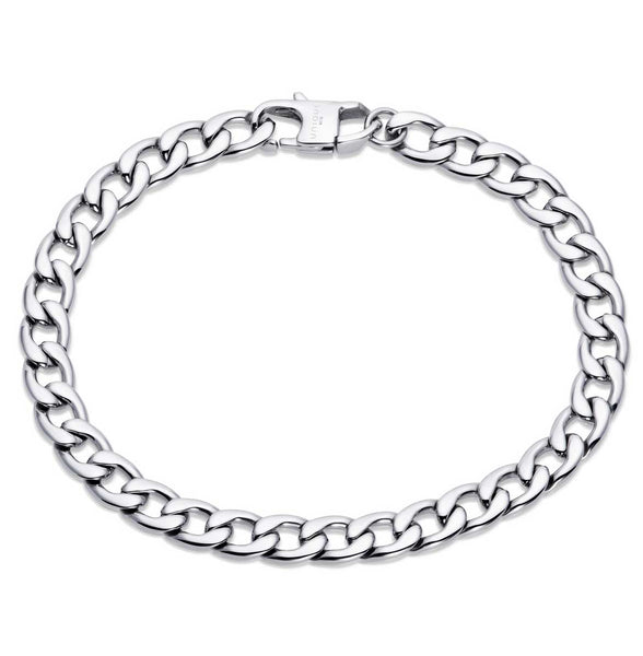 Unique & Co Men's Polished Stainless Steel Bracelet