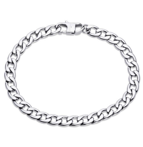 Unique & Co Men's Polished Stainless Steel Bracelet