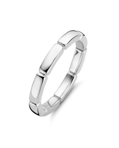 Ti Sento Sterling Silver Sectioned Band Ring 12269SI