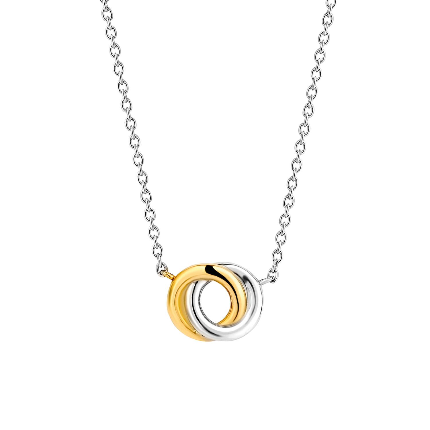 Ti Sento Gold Plated Silver Infinity Circle Pendant 3915SY