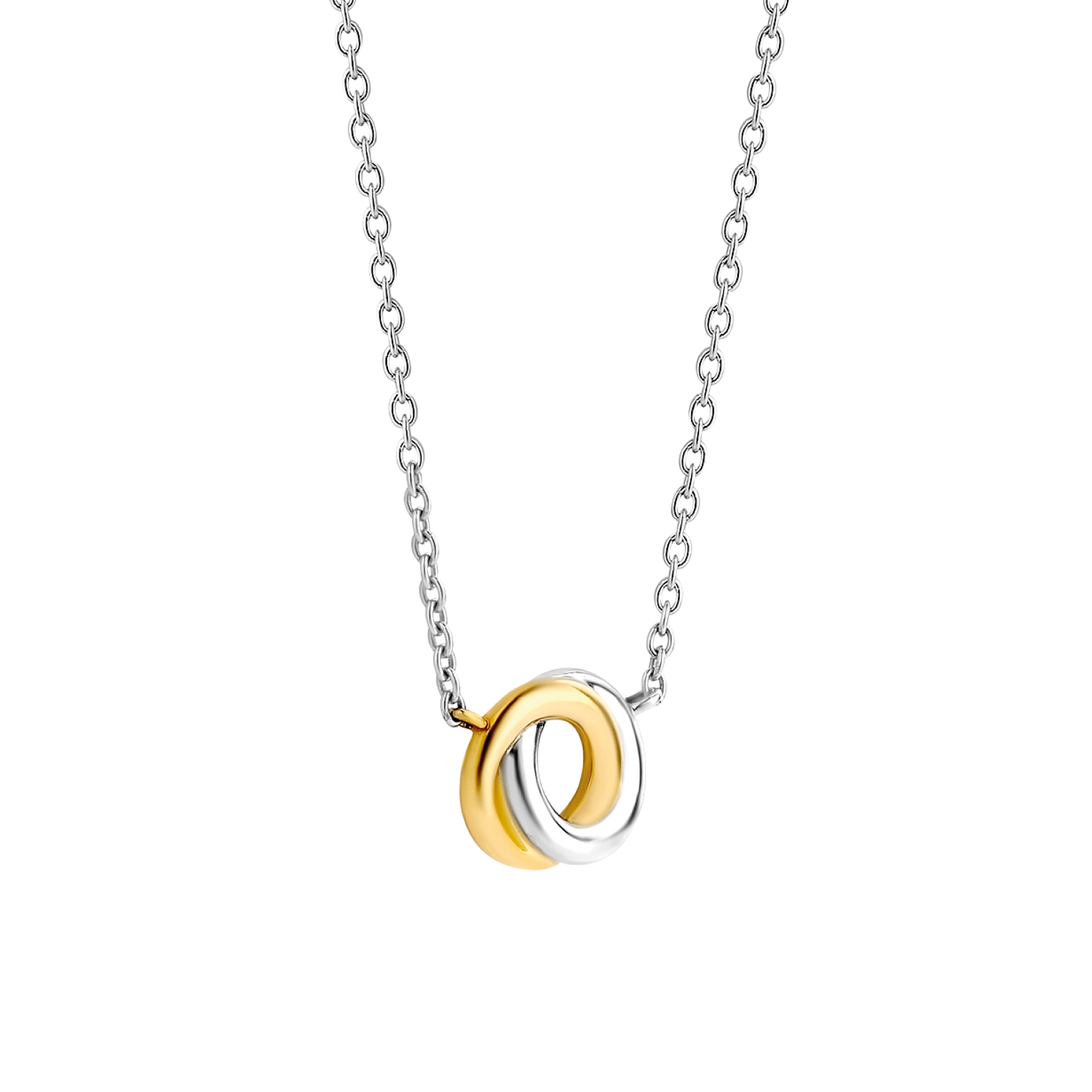 Ti Sento Gold Plated Silver Infinity Circle Pendant 3915SY