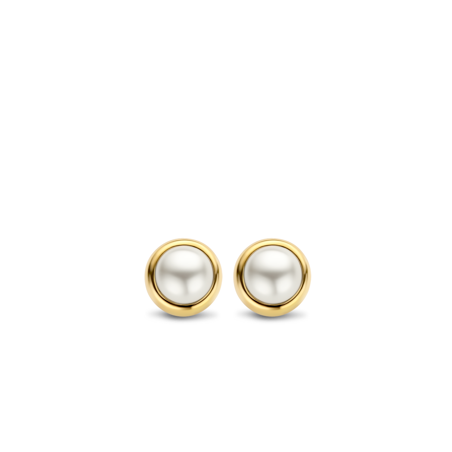 Ti Sento Pearl Gold Plated Silver Earrings 7875YP