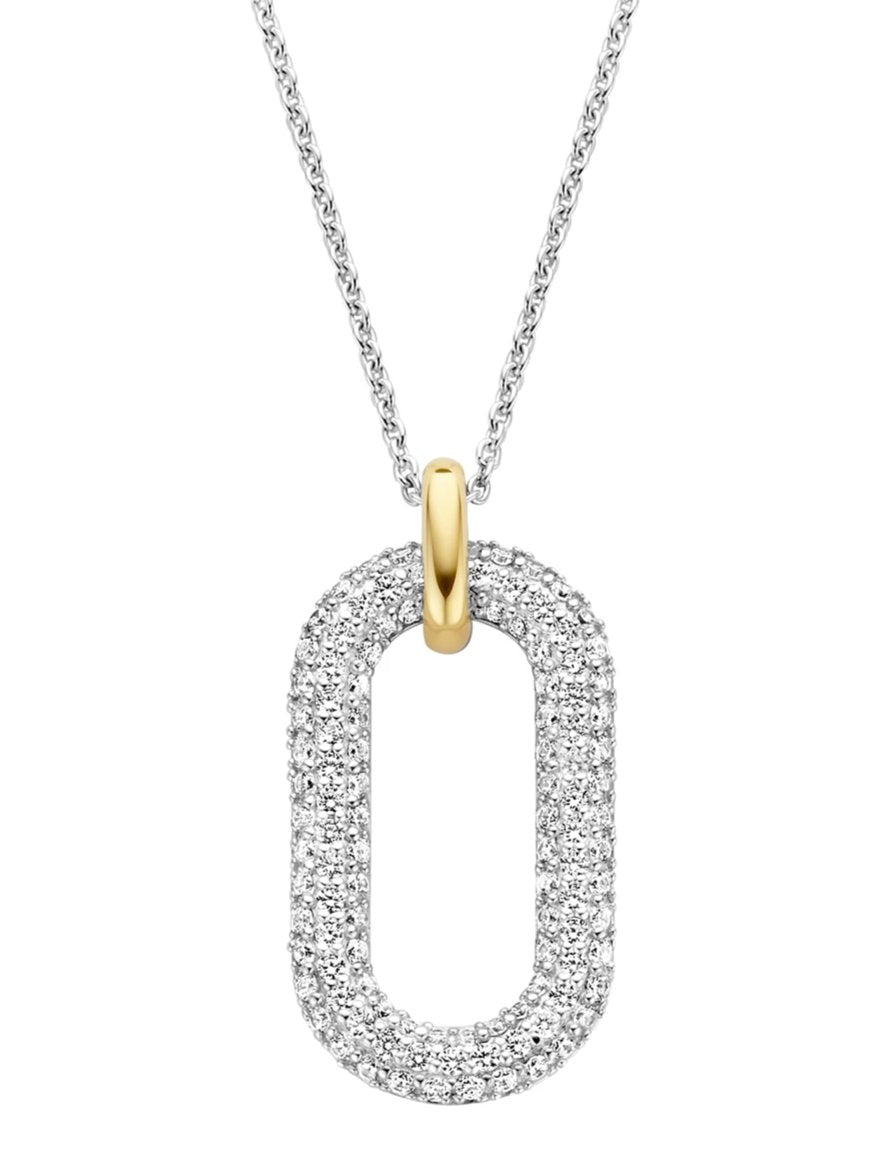 TI SENTO Sterling silver and cubic zirconia pendant 3964ZY
