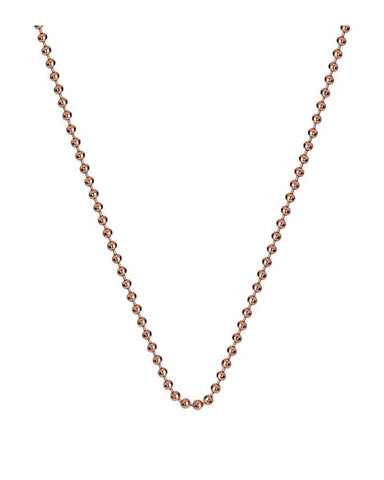 Emozioni Rose Gold Plated 30” Bead Chain