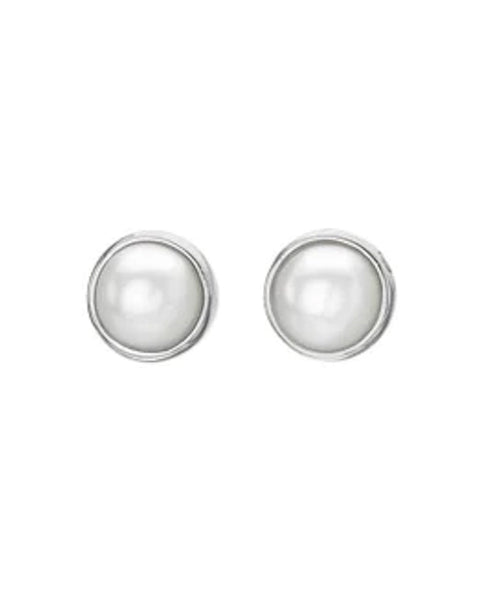 Hot Diamonds Silver Amulet Pearl Earrings DE712
