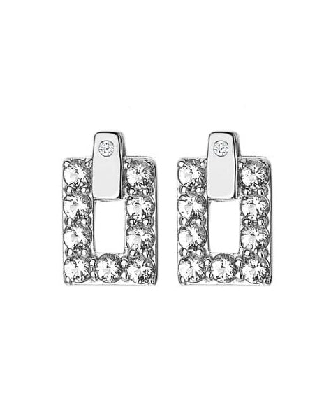 Hot Diamonds Echo Silver & White Topaz Earrings DE717