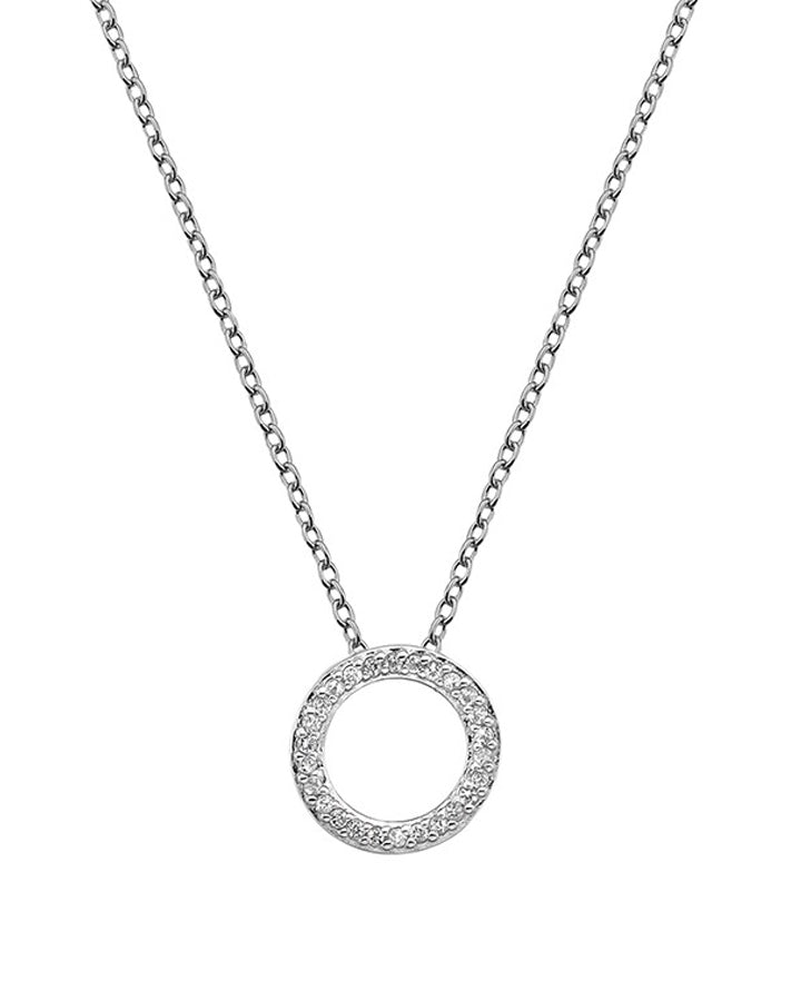 Hot Diamonds Bliss Circle Sterling Silver Pendant - DP661