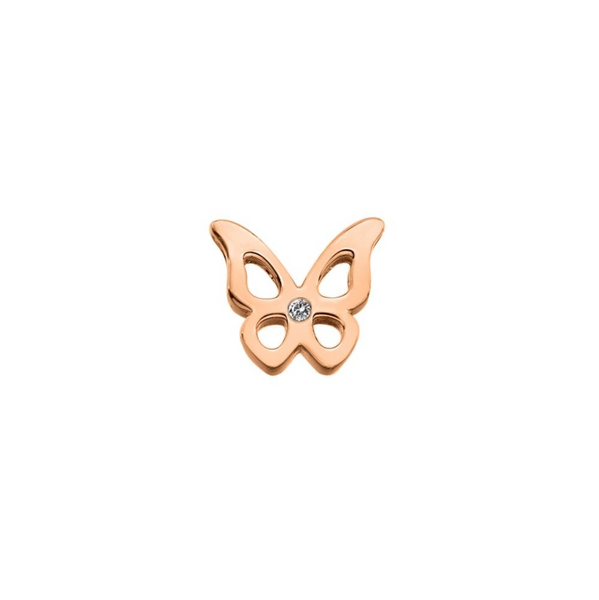 Hot Diamonds Rose Gold Butterfly Icon Pendant