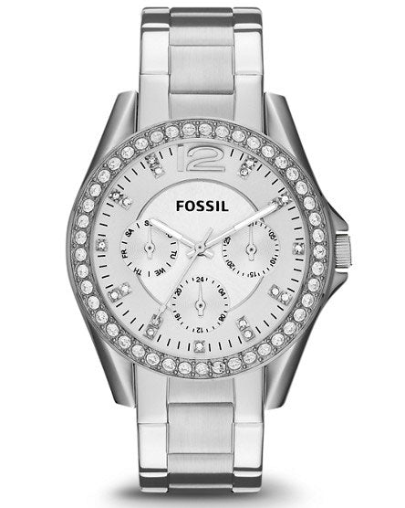 Fossil Riley Multifunction Stainless Steel Watch ES3202