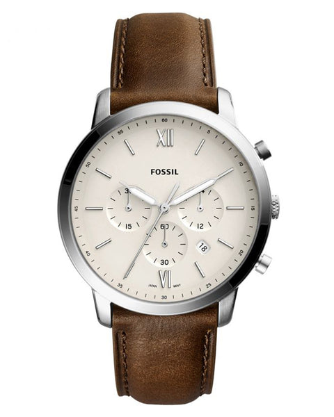 Fossil Neutra Chronograph Brown Leather Mens Watch