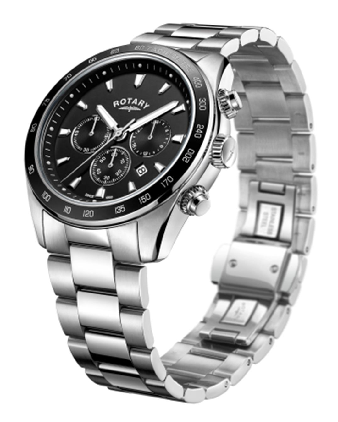 Rotary Gents Black Henley Chronograph Watch