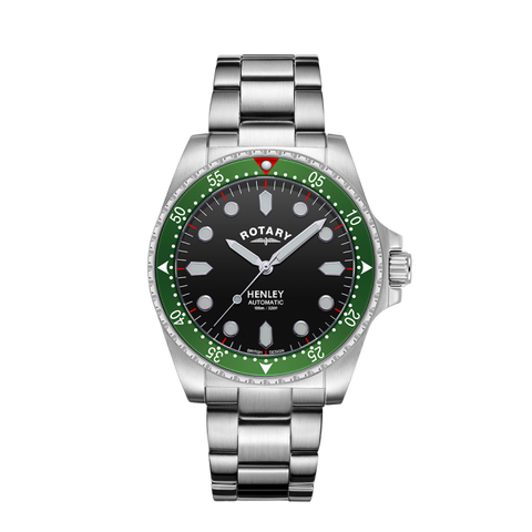 Rotary Henley Automatic Green and Black Gents Watch GB05136/71