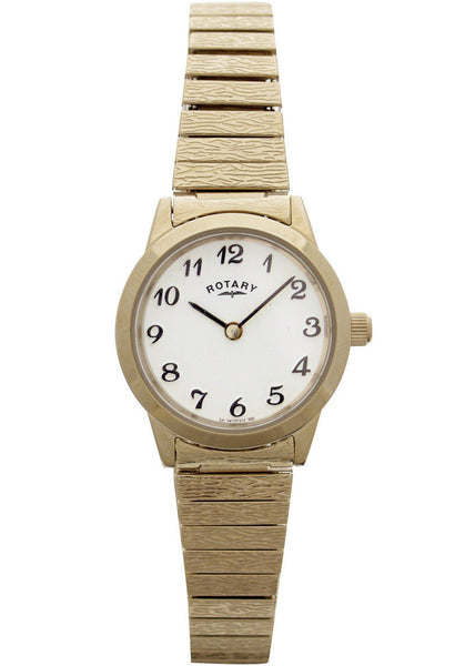 Rotary Ladies Gold-plated Expander Case Watch
