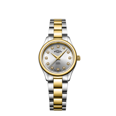 Rotary two tone ladies watch best sale