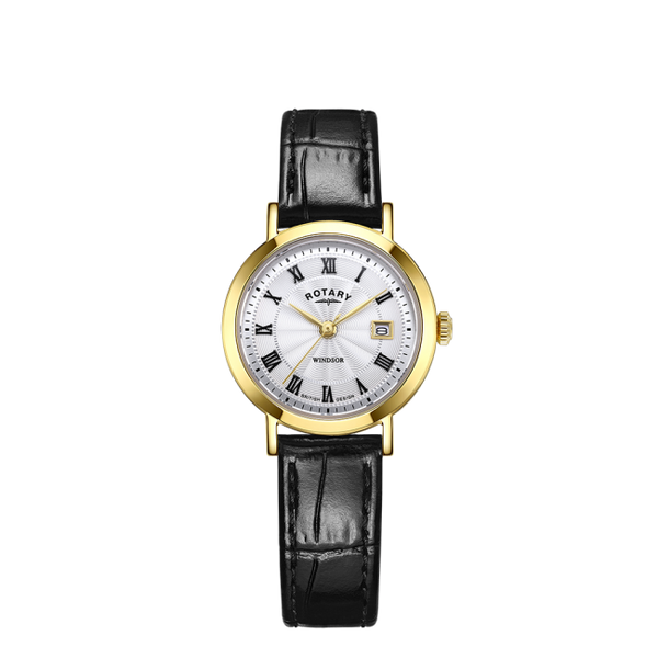 Rotary Windsor Ladies Gold PVD Watch