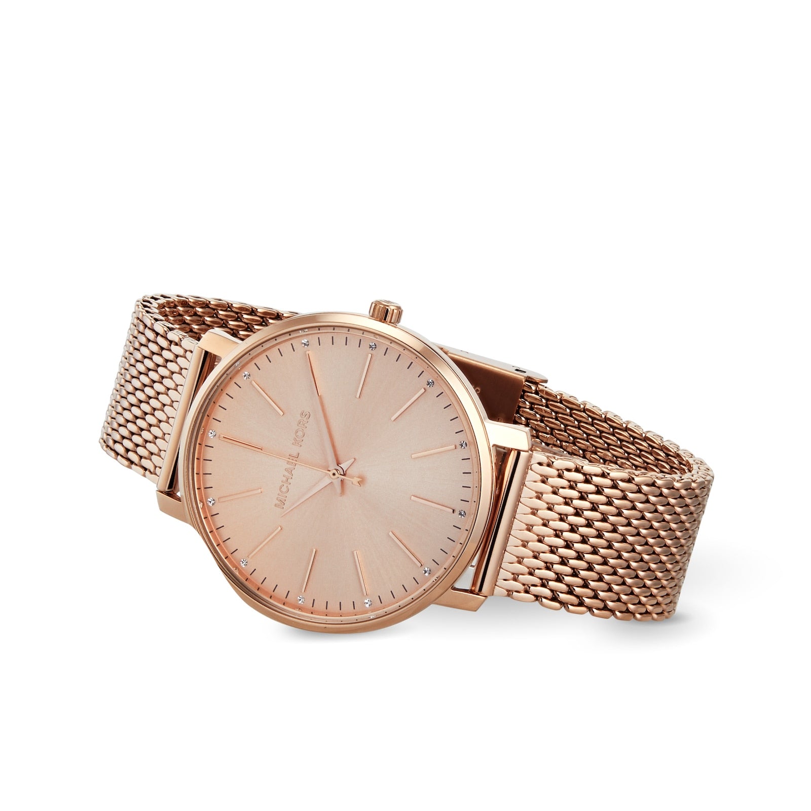 Michael Kors Pyper Rose Gold Tone Mesh Ladies Watch Knight Jewellers