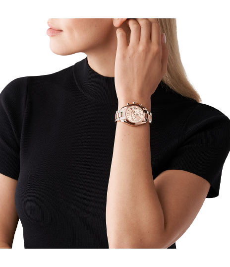 Michael Kors Rose Gold Tone Bradshaw Mini Watch MK577 Knight