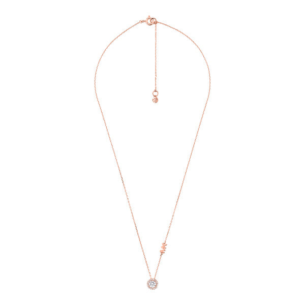 Michael Kors Rose Gold Plated Halo Necklace