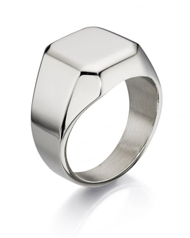 Fred Bennett Stainless Steel Signet Ring