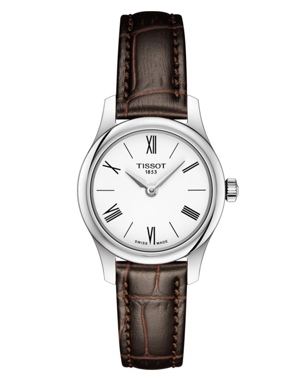 Tissot Tradition 5.5 Ladies Leather Strap Watch