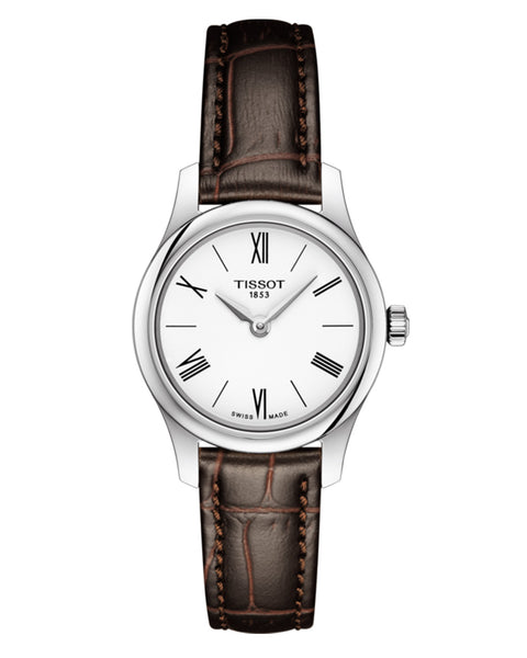 Tissot Tradition 5.5 Ladies Leather Strap Watch