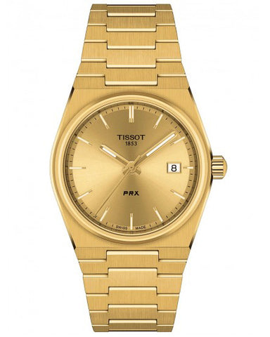 Tissot PRX Unisex Gold Plated Watch T137.210.33.021.00