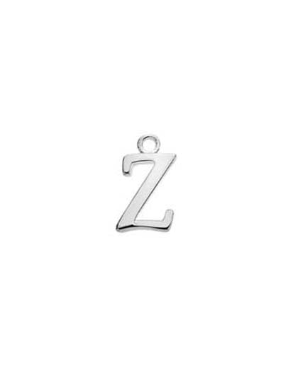 Solid Silver Initial Pendants with 18" Chain